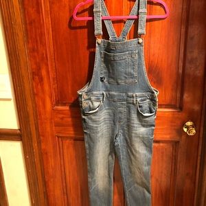 DL1961 Florence Mid Rise Skinny Overalls Size 30